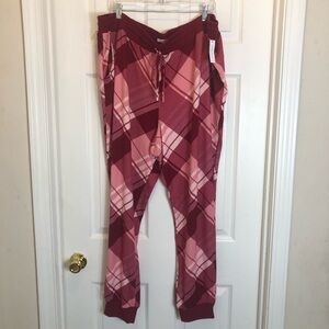 Maurices Plaid Drawstring Front Pockets PJ Pants.  Size 3X NEW WITH TAGS